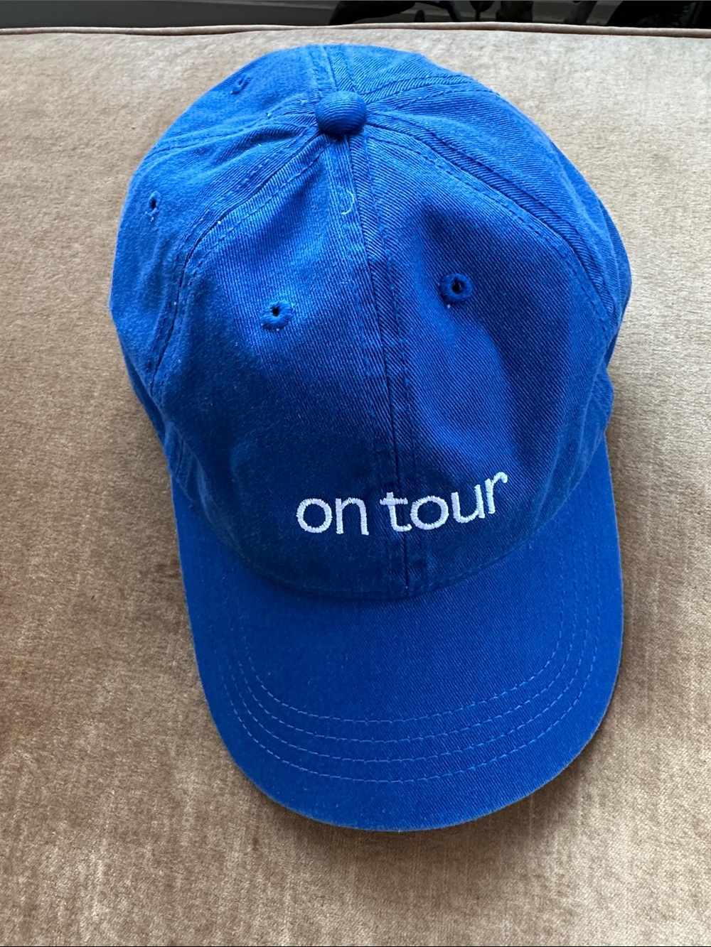 Baseball style cap Hat Cotton Royal blue bright color Unisex Adults Kids
